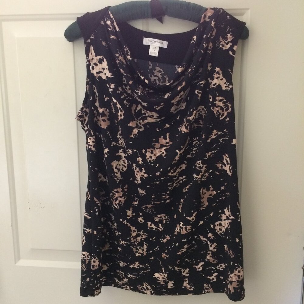 Motherhood Maternity Cowl Neck Tank Top Size M